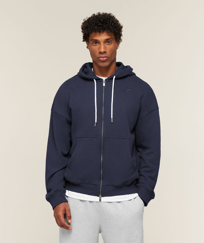 Campus Crest Zip Through Hoodie - US 0642
