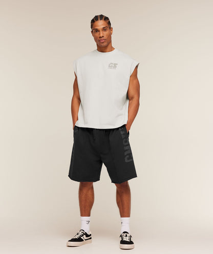 Accent Graphic Sweat Shorts - US 8610