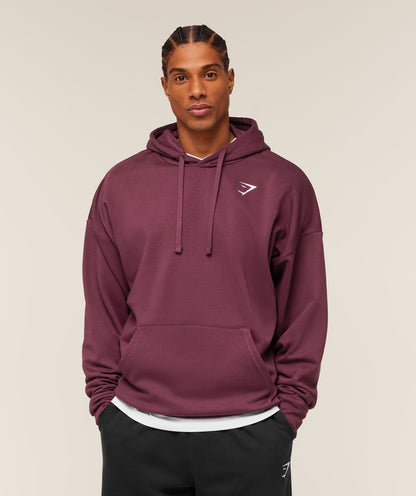 Crest Oversized Hoodie - US 0892