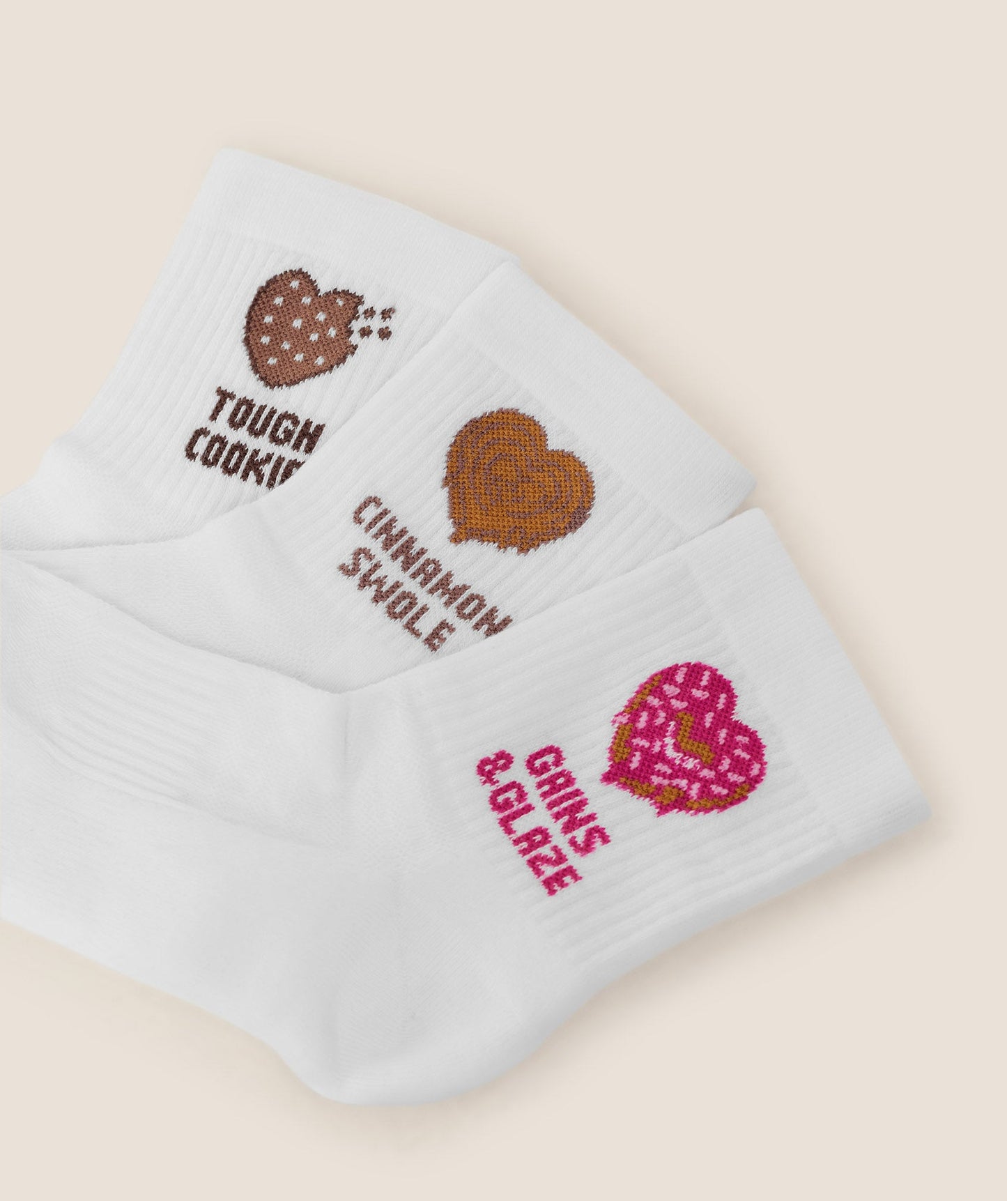 Sweet Treat Graphic Midi Socks 3pk - US 8864