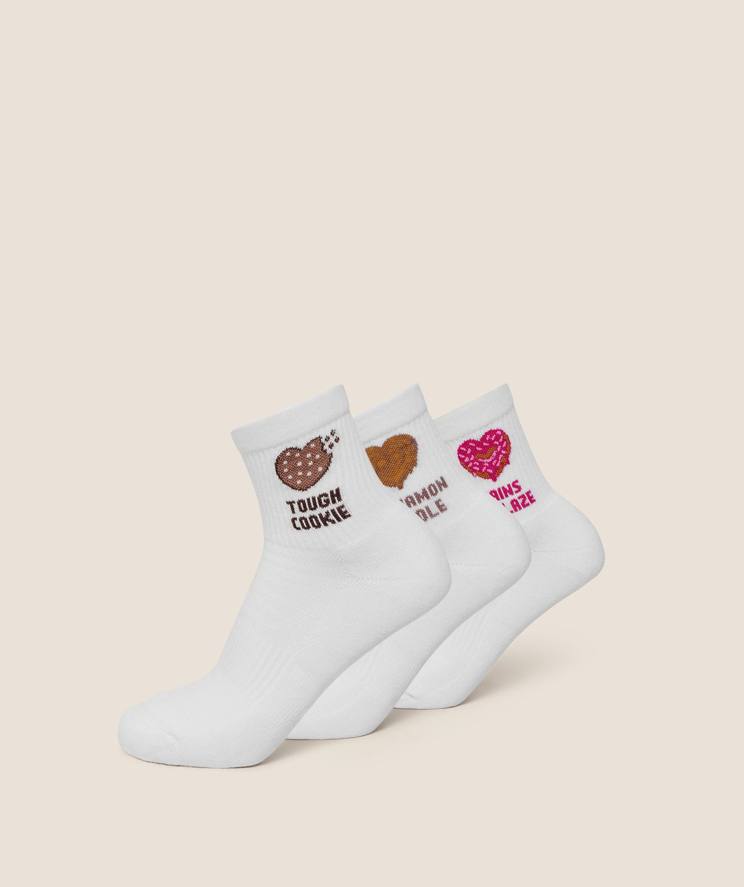 Sweet Treat Graphic Midi Socks 3pk - US 8864