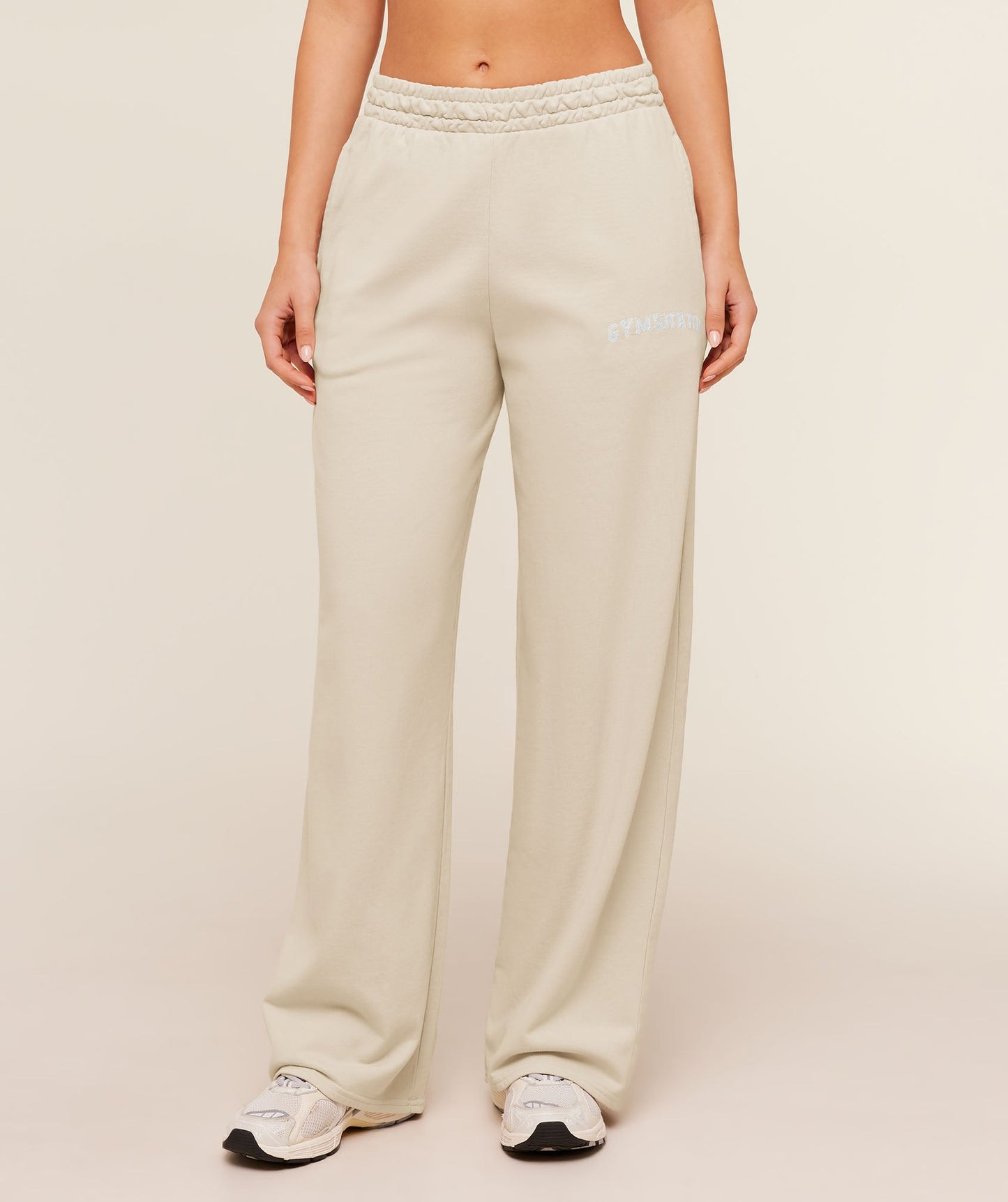 Chainstitch Graphic Wide Leg Joggers - US 4442