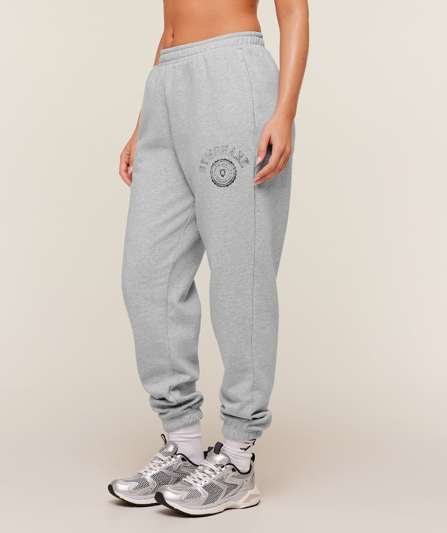 Worn Crest Graphic Joggers - US 8171