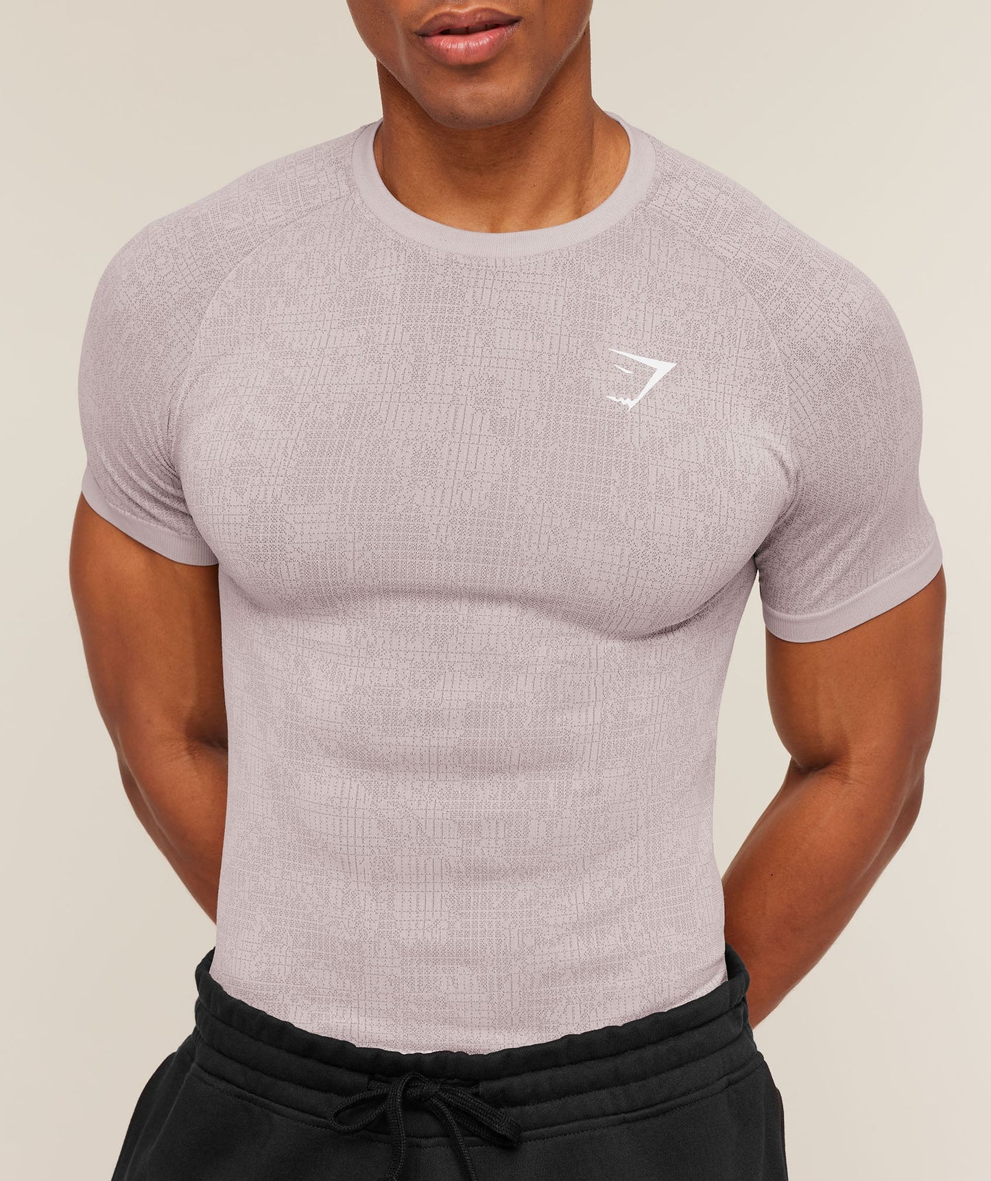 Geo Seamless Grid T-Shirt - US 1834
