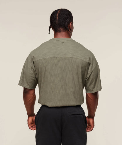 Lightweight Slub Textured T-Shirt - US 5430