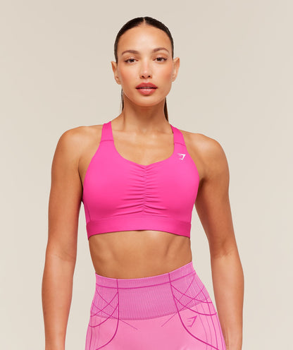 High Support Ruched Sports Bra - US 8226