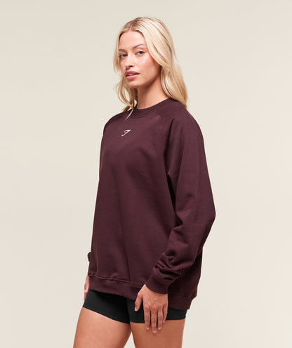 Training Oversized Fleece Sweatshirt - US 8658