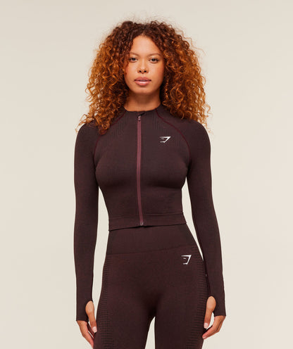 Vital Seamless Midi Zip 2.0 Pullover - US 7567